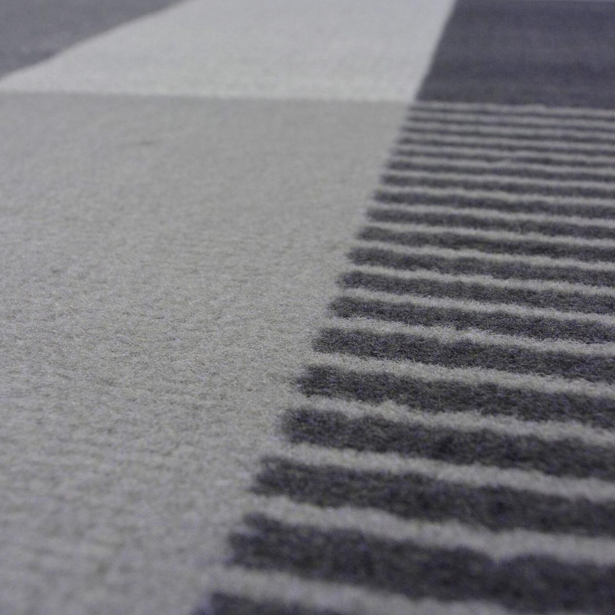 Monochrome Patchwork Living Room Rug - Islay - Grey / 230cm – image 2