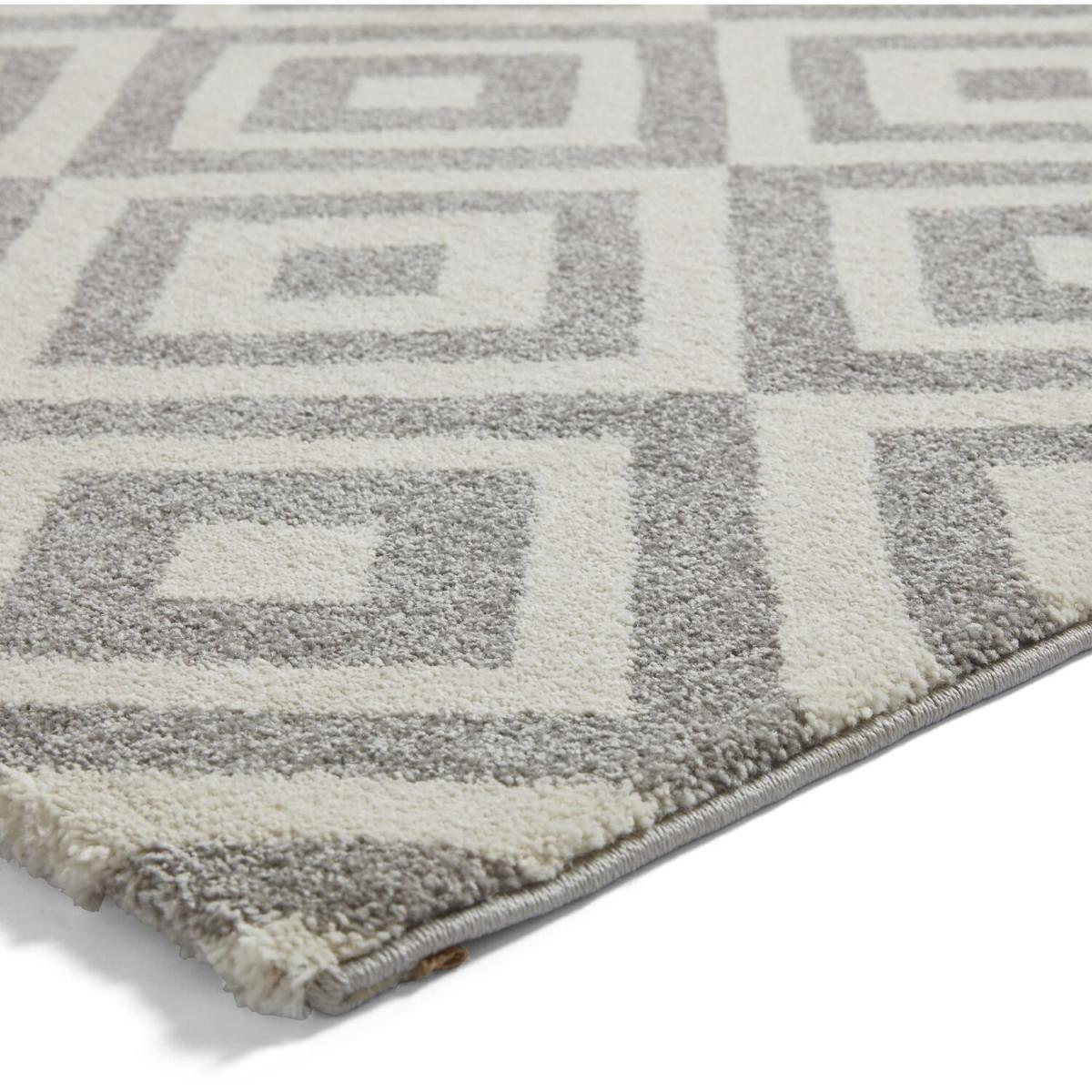Brooklyn BRK89 GreyWhite Rug - Grey/White / 150cm – image 7