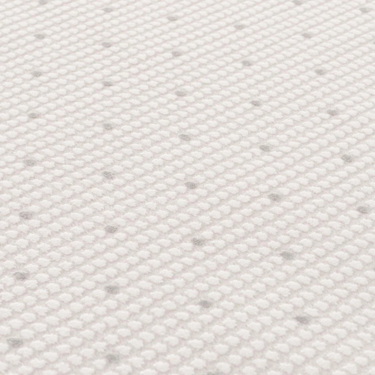 The Rugs Carmel Dots Textured Runner - Cream-Grey β image 3