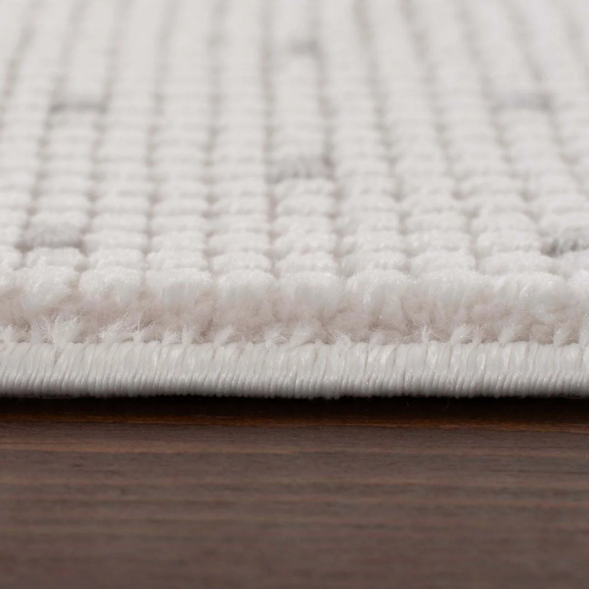 The Rugs Carmel Dots Textured Runner - Cream-Grey β image 5
