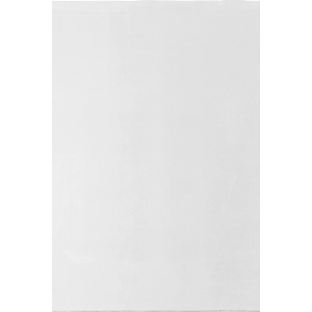 Snuggly Washable Low Pile Living Room Area Rug - Anti-Slip Felt Backing - Snow White / 120cm / 80cm – image 5