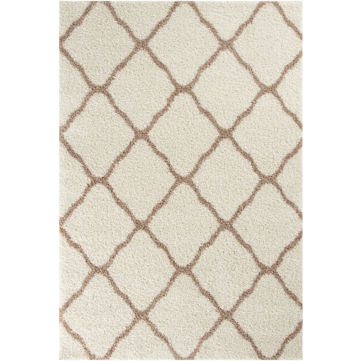 Myshaggy Moroccan Design Rug - Black / 240x340cm - White – image 3