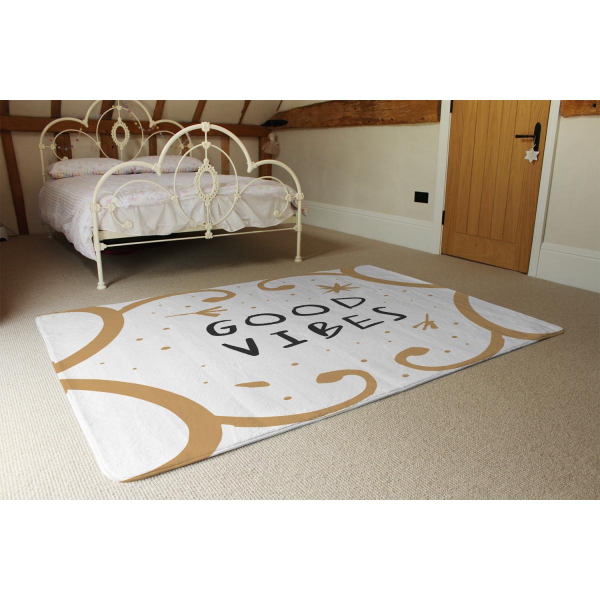 Good Vibes Designer Rug - Yellow / 110cm – image 3