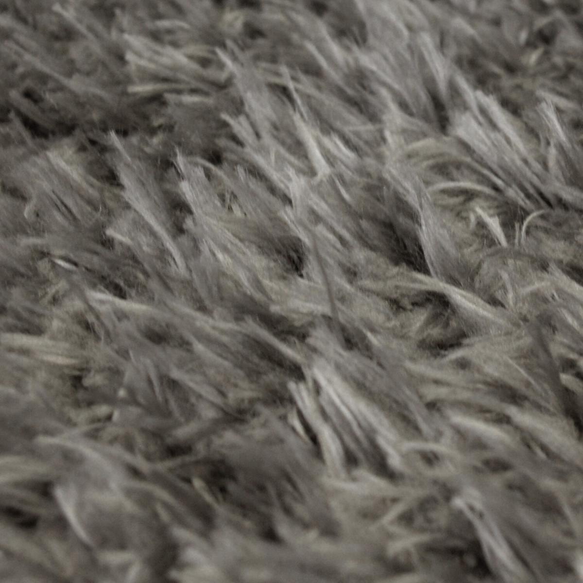 Grey Super Soft 4.5cm Fluffy Warm Bedroom Shaggy Rug - Dokka - Grey / 170cm – image 2