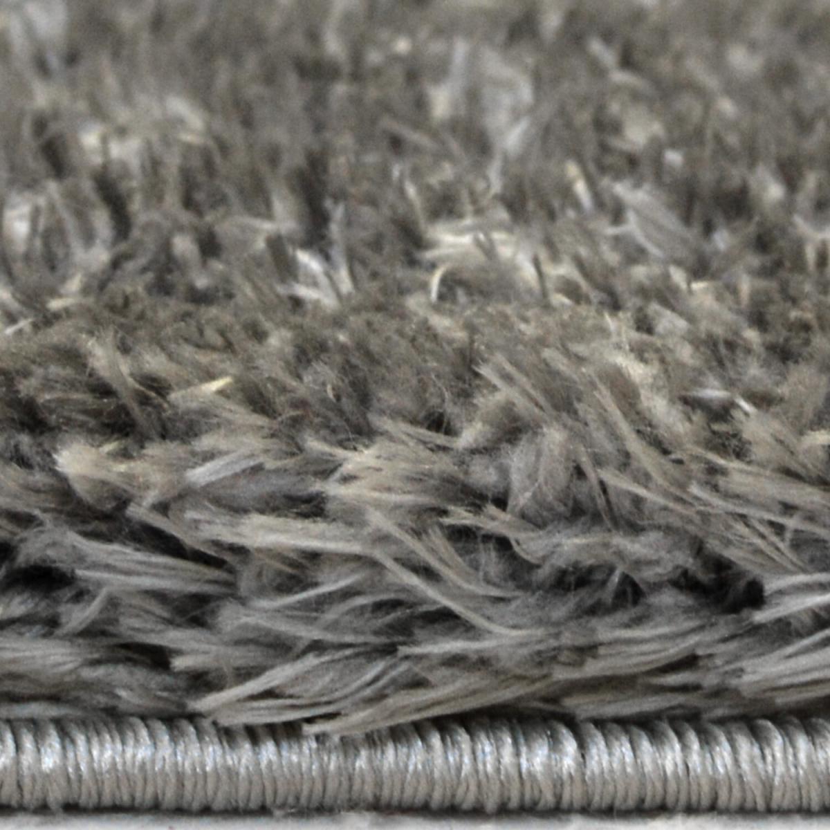 Grey Super Soft 4.5cm Fluffy Warm Bedroom Shaggy Rug - Dokka - Grey / 170cm – image 3