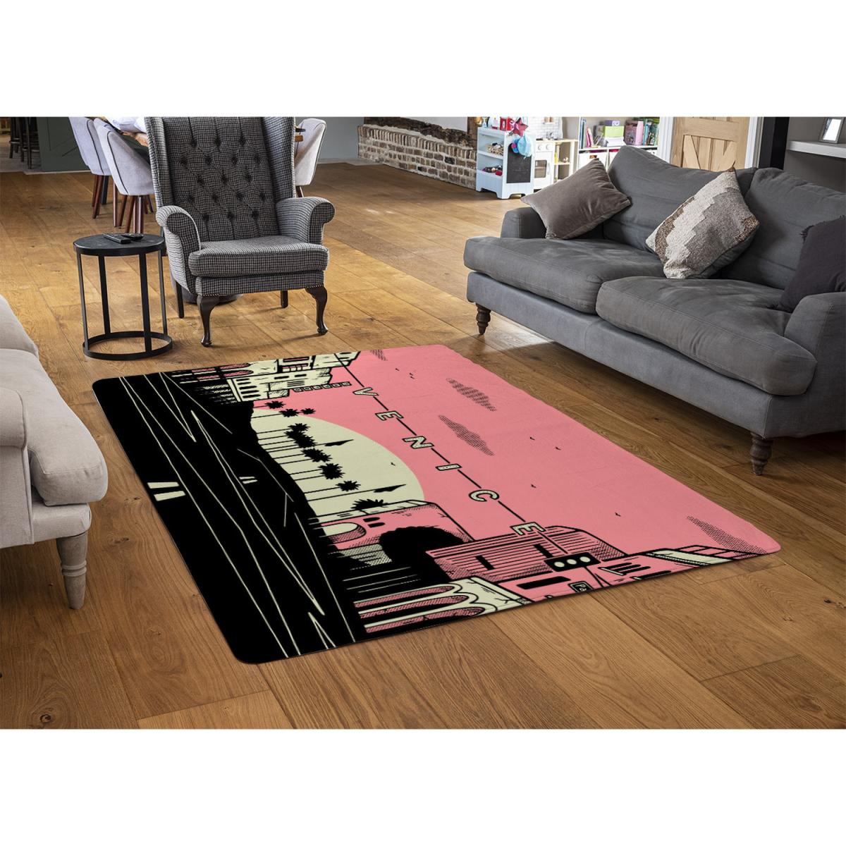 Venice Cali Sunset Rug - Pink / 230cm – image 3