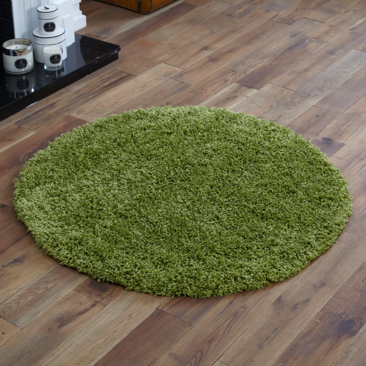 Everest Soft Fluffy Shaggy Rug - Lime Green / 120.0cm / Easy-care performance