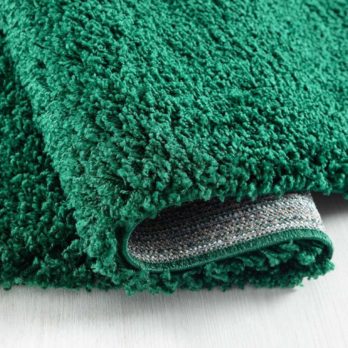 Abaseen Emerald Shaggy Rug Rectangular Soft Touch Thick Pile - Emerald / 150cm – image 2