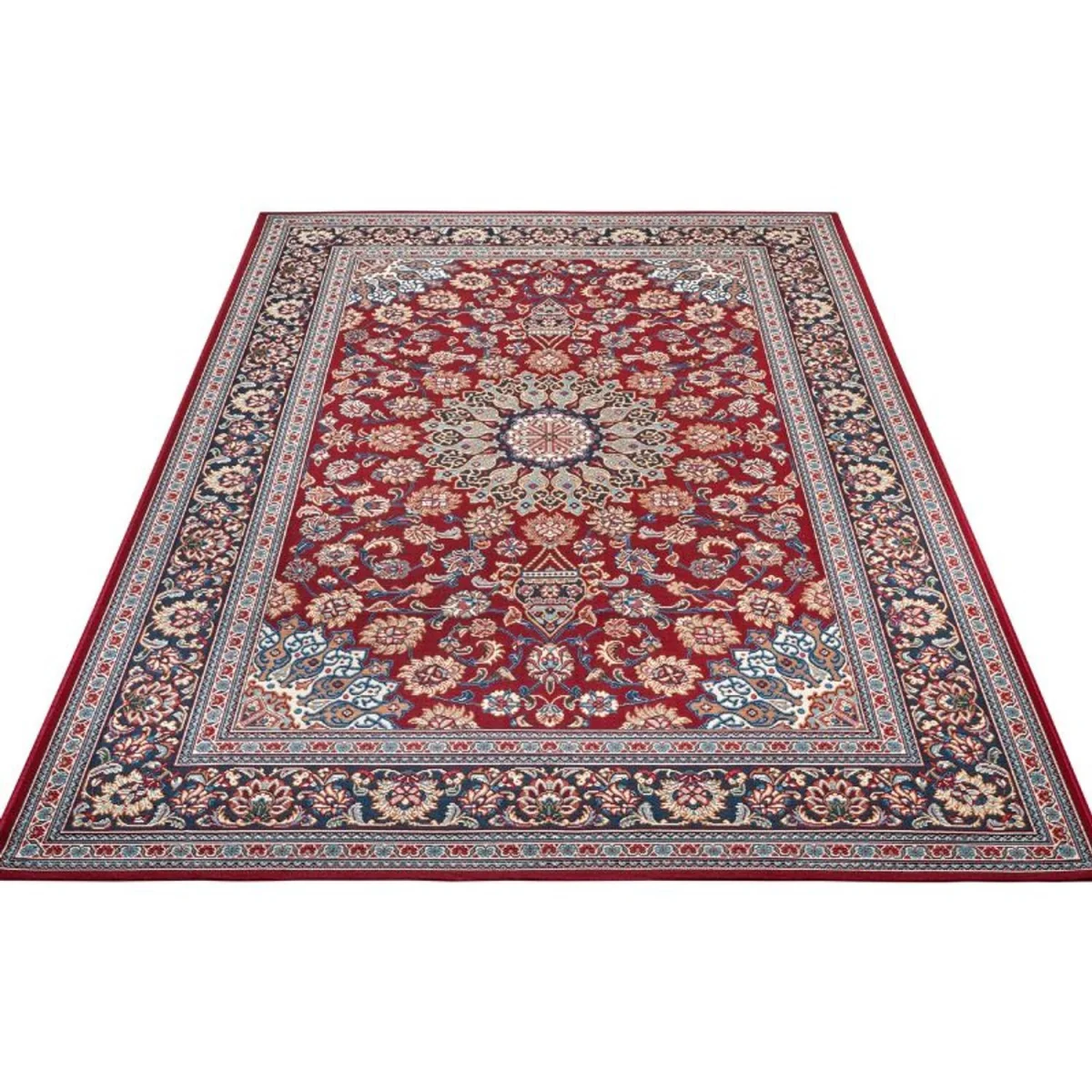 Vintage Indoor & Outdoor Rug Grey & Blue - Red / 165.0cm – image 4