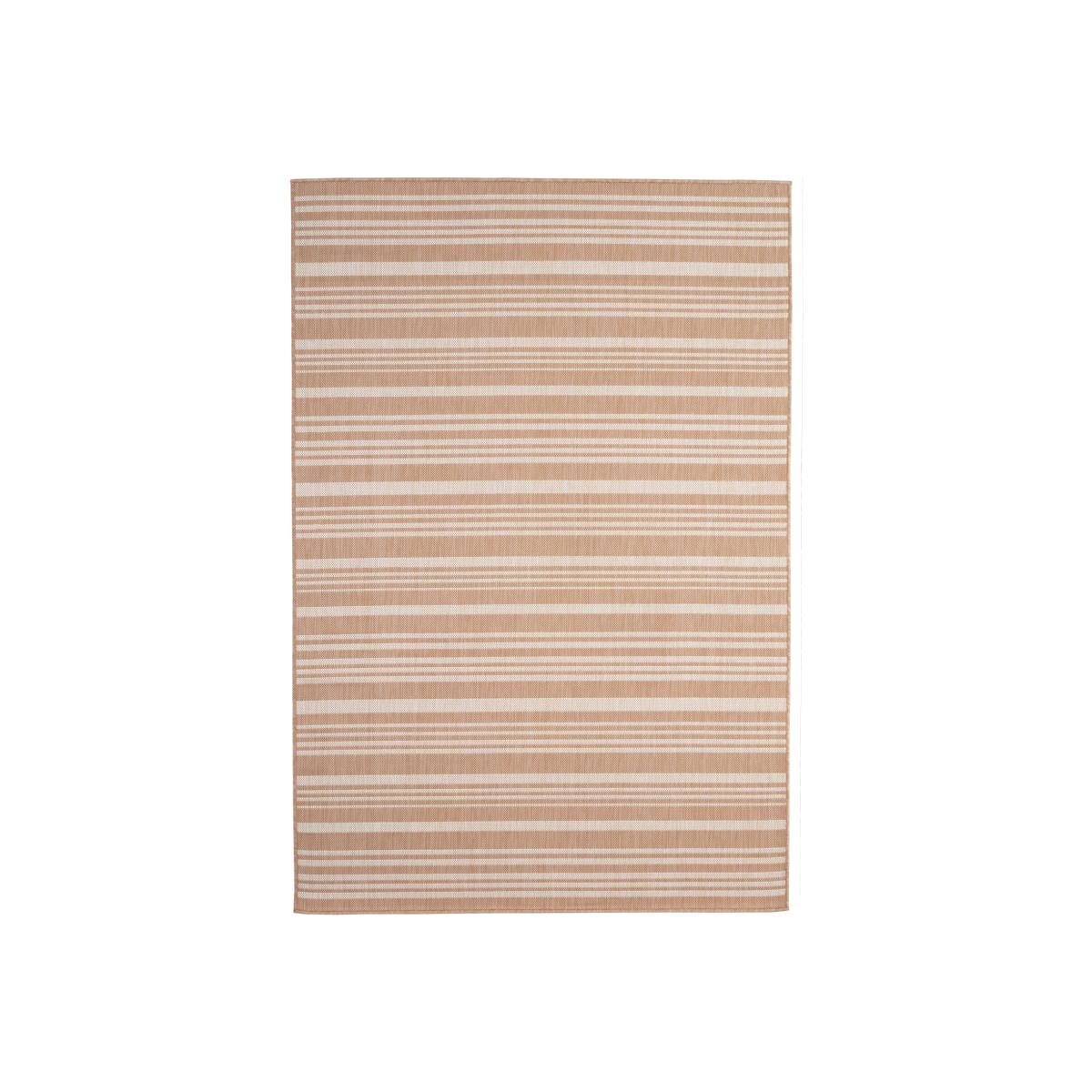 Ecology Collection Outdoor Rugs in Beige 300b - Beige / 80cm
