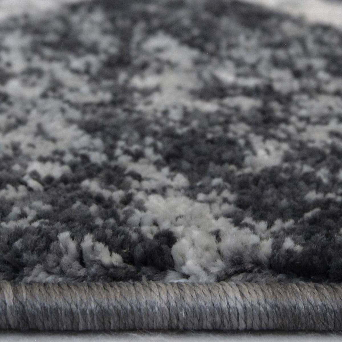 Charcoal Scandi Geometric Eco Friendly Area Rug - Neptune - Grey / 180cm – image 3