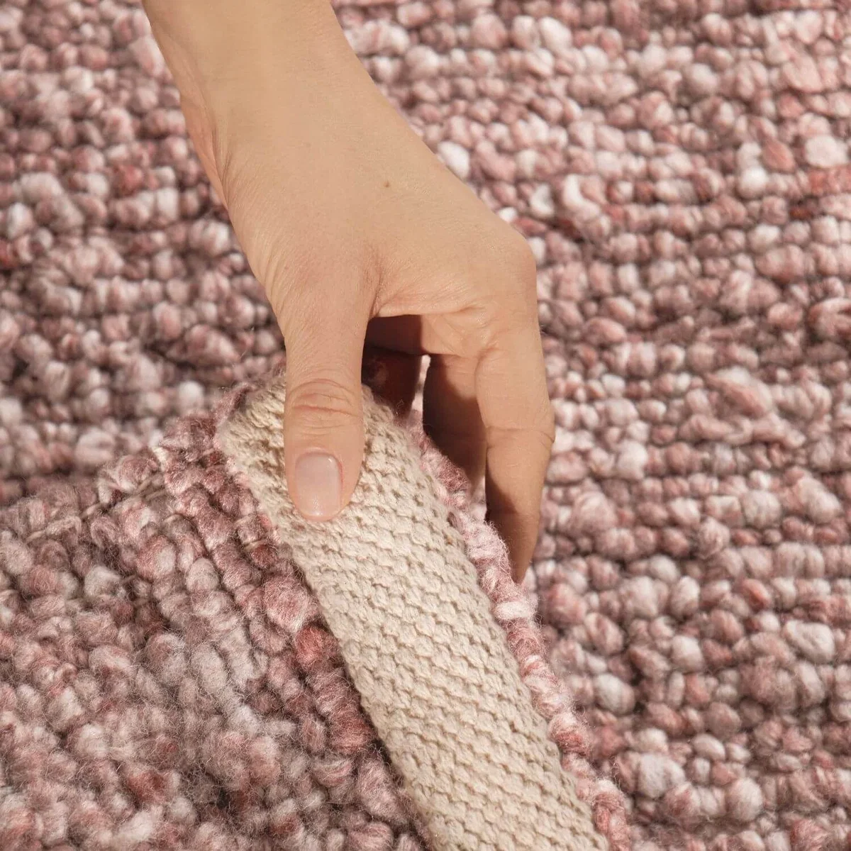 Ted Baker Portobello Soft Short Pile Runner Rug - Rust Pink - Pink / 200.0cm – image 6