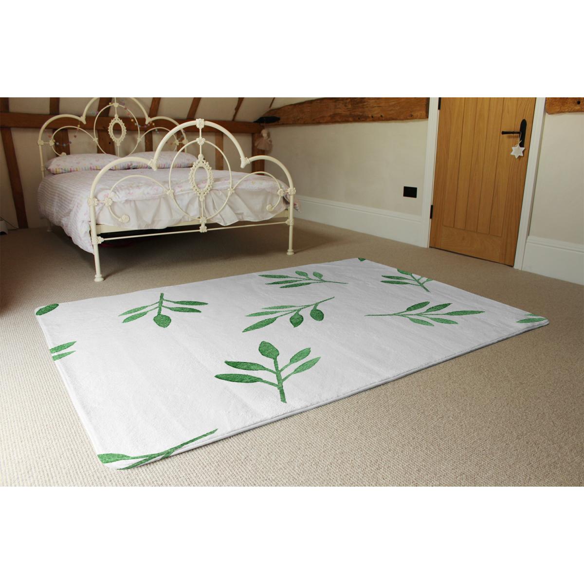 Green Leaf Designer Rug - Green / 150cm – image 3