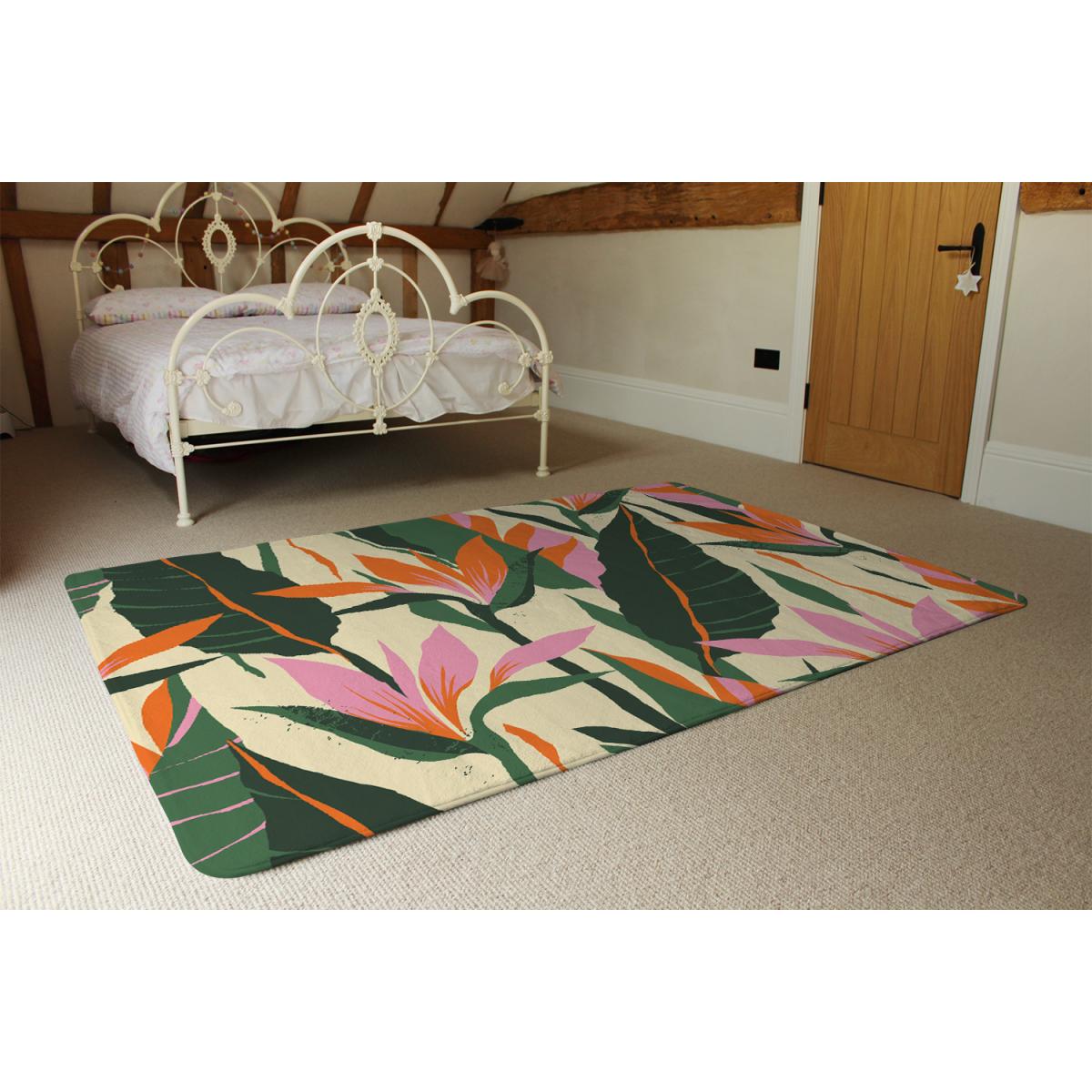 Jungle Plants Designer Rug - Green / 200cm – image 3