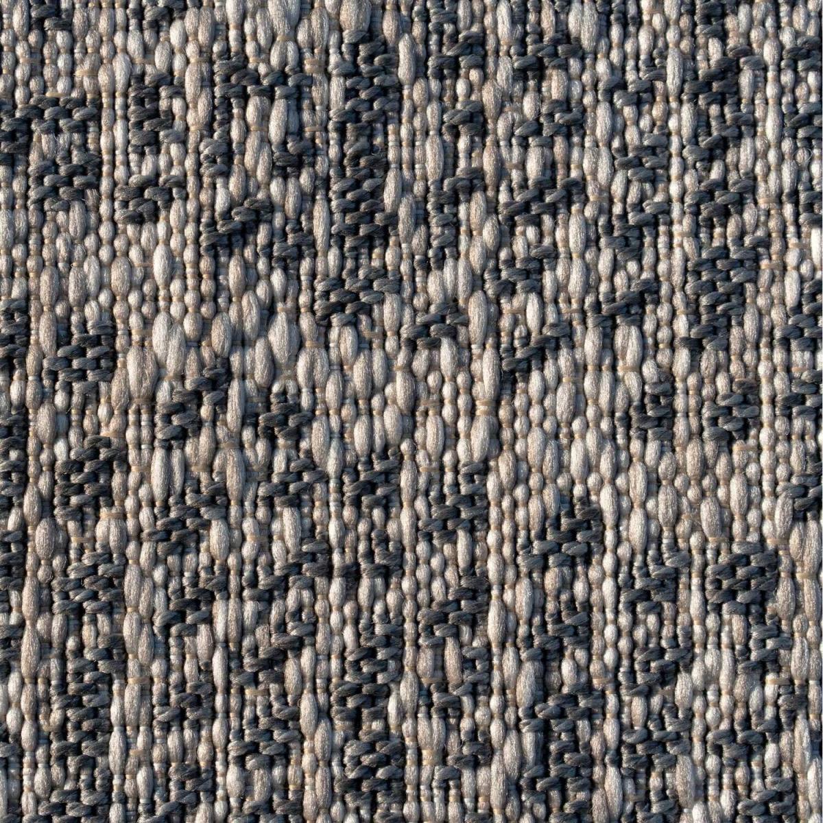 Greige Diamond Textured Flatweave Indoor Outdoor Weatherproof Rug - Greige / 170 x 120cm – image 2