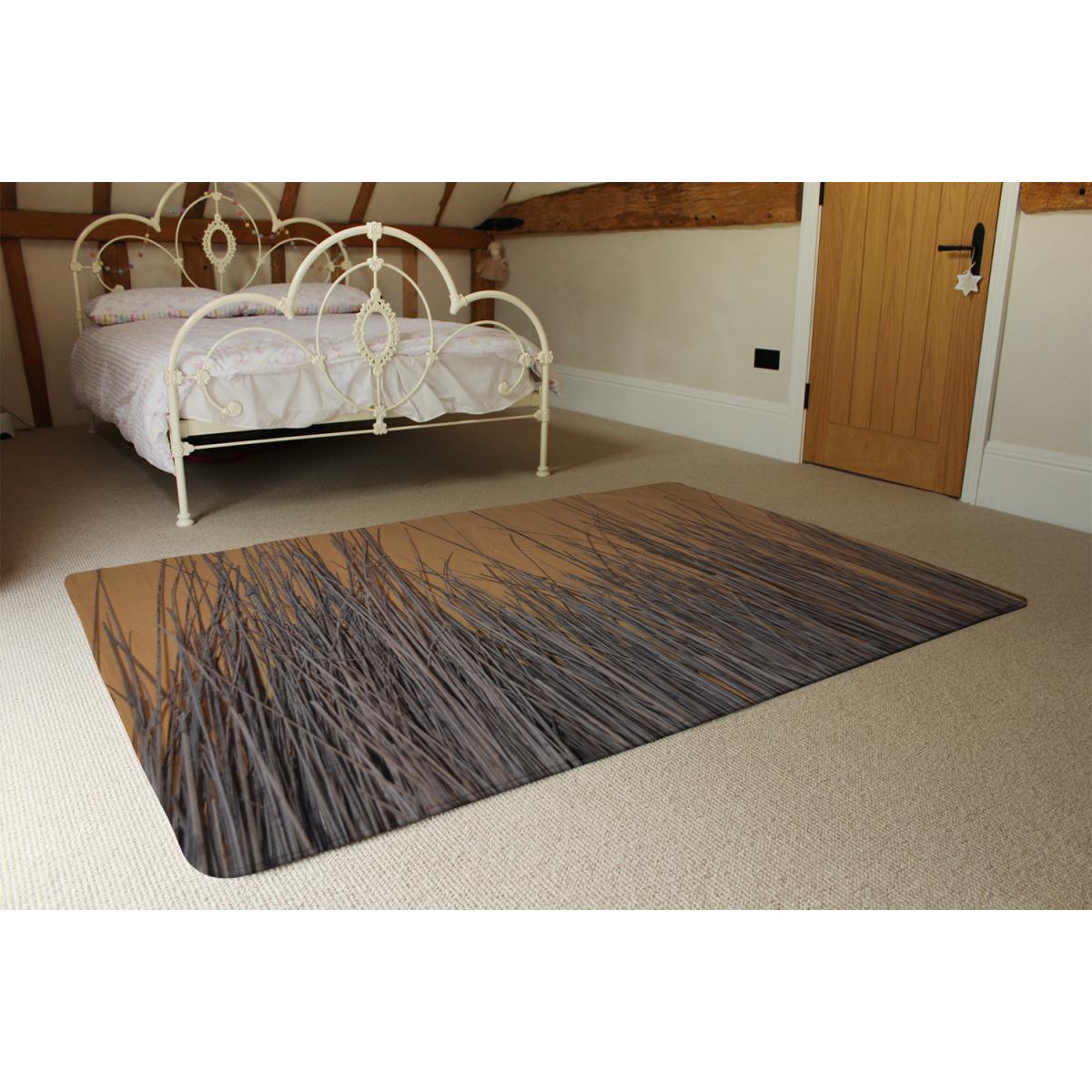Broom Stick On The Wall Designer Rug - Brown / 110cm – image 3