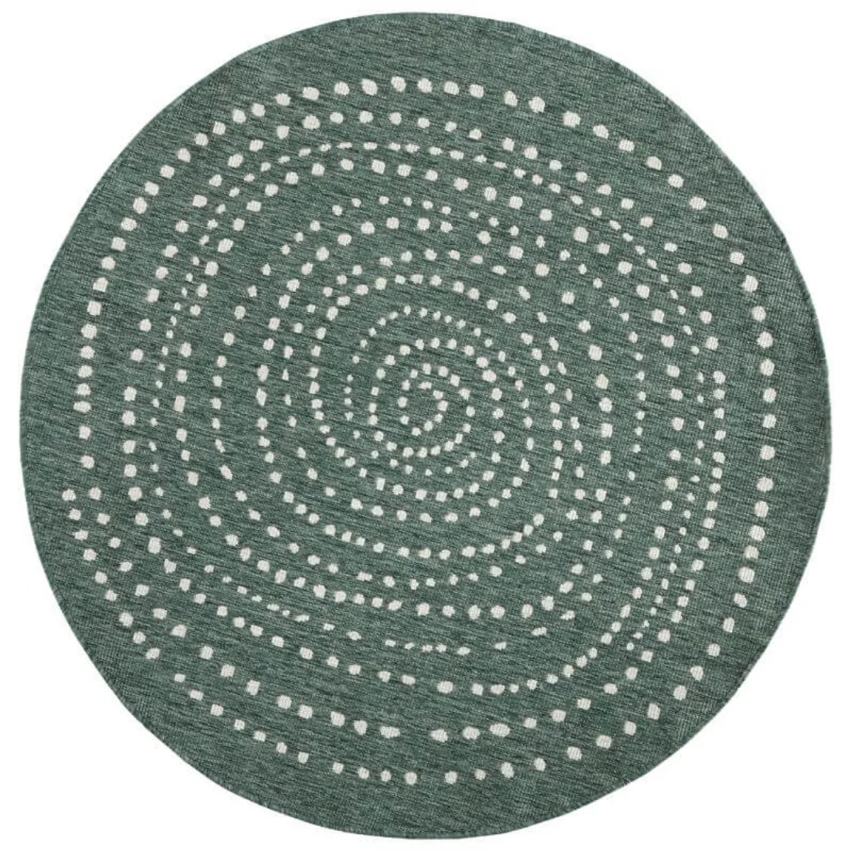 Reversible Bali Indoor & Outdoor Round Rug Green - Green / 200.0cm – image 2