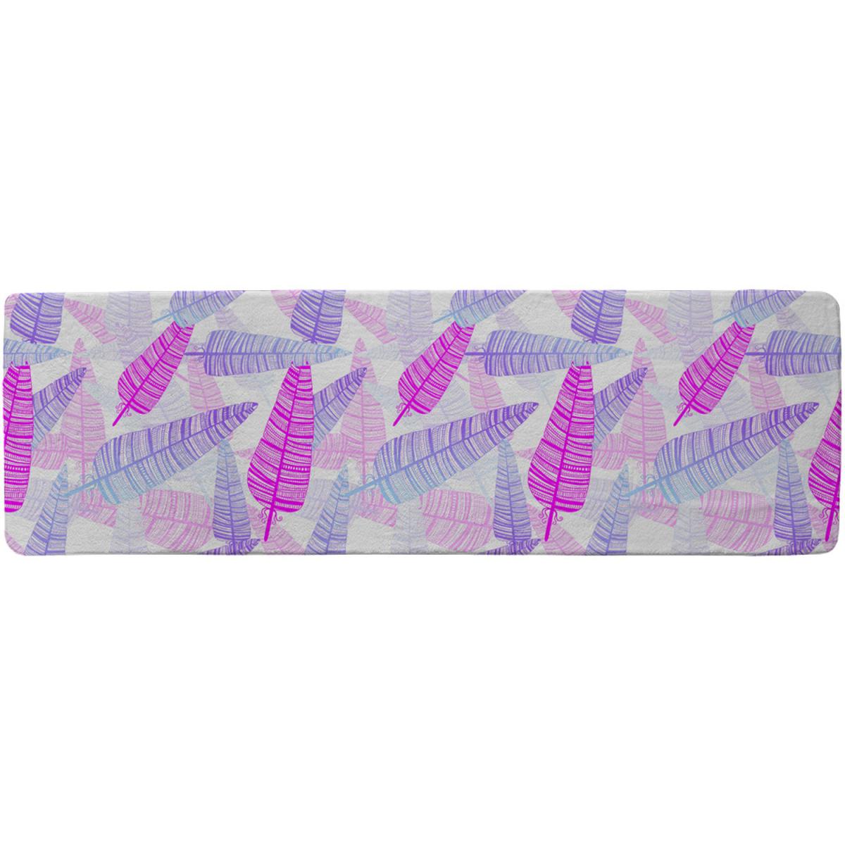 Purple Feathers Runner Rug - Purple – image 2