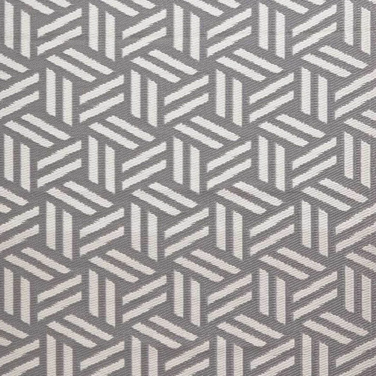 Homescapes Outdoor Rug Luxury Waterproof Reversible, Grey Luna Geometric - Grey / 300cm – image 2