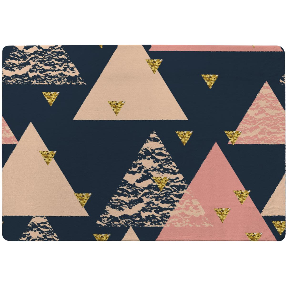 Triangle Pattern Rug - Pink / 230cm – image 2