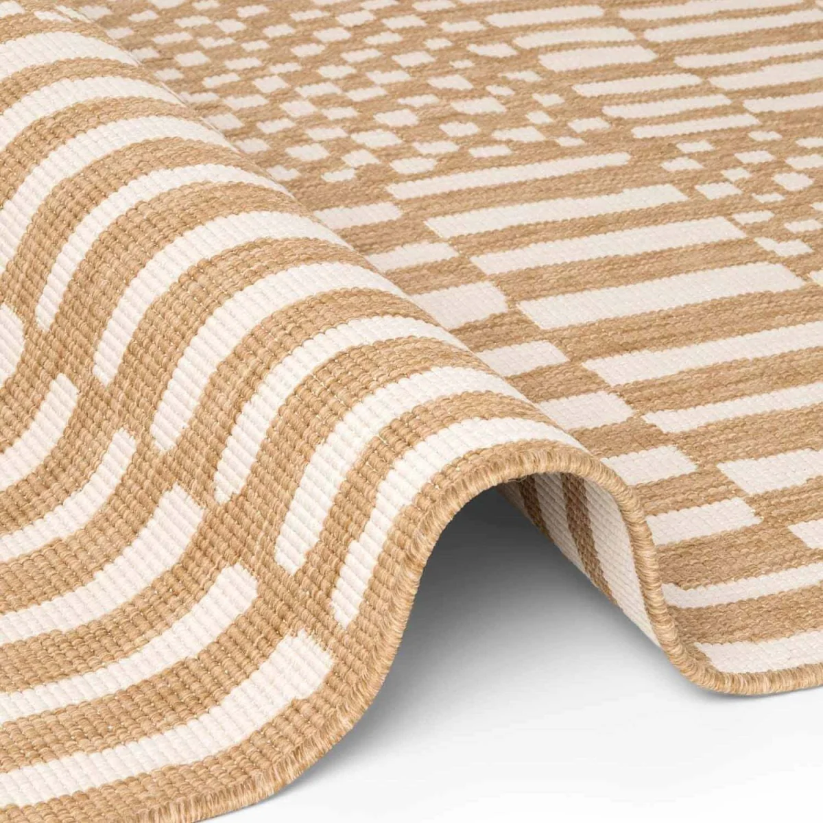 Barkham Flatweave Rug - Beige – image 3