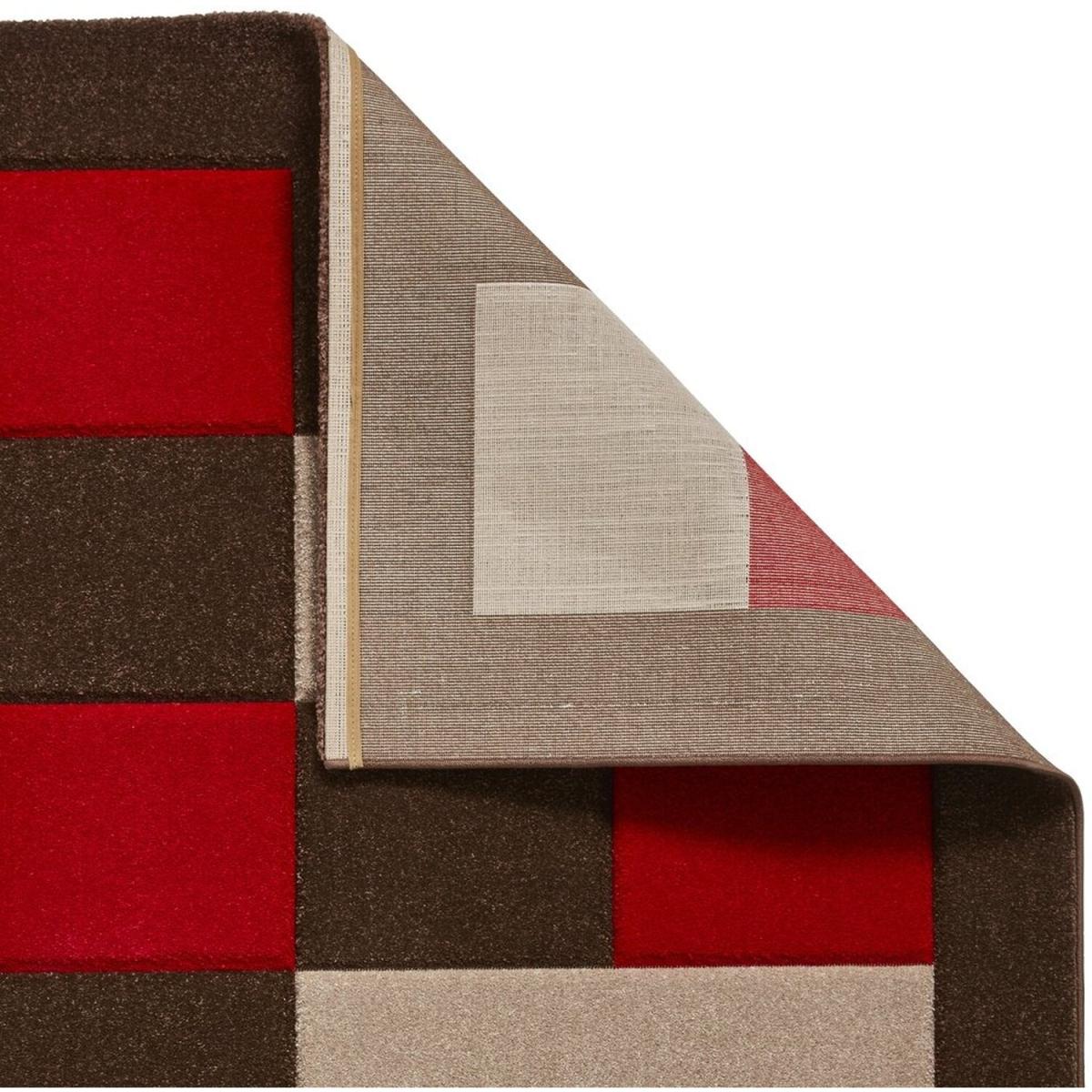 Brooklyn BRK04 BrownRed Rug - Brown/Red / 120cm – image 4