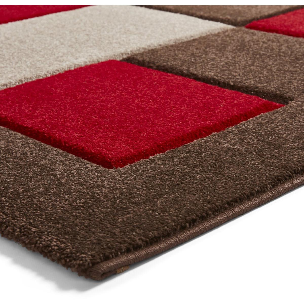 Brooklyn BRK04 BrownRed Rug - Brown/Red / 120cm – image 7