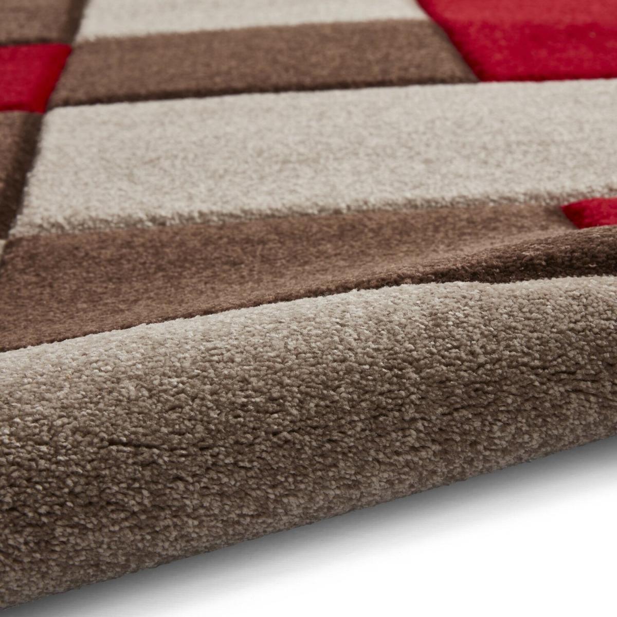 Brooklyn BRK04 BrownRed Rug - Brown/Red / 120cm – image 9