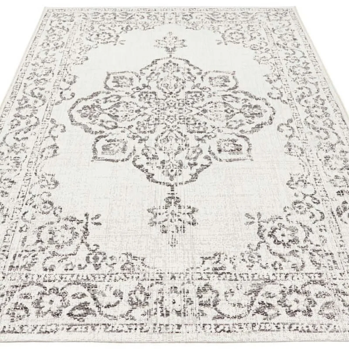 Tilos Vintage Indoor & Outdoor Rug Grey - Cream / 230.0cm – image 4