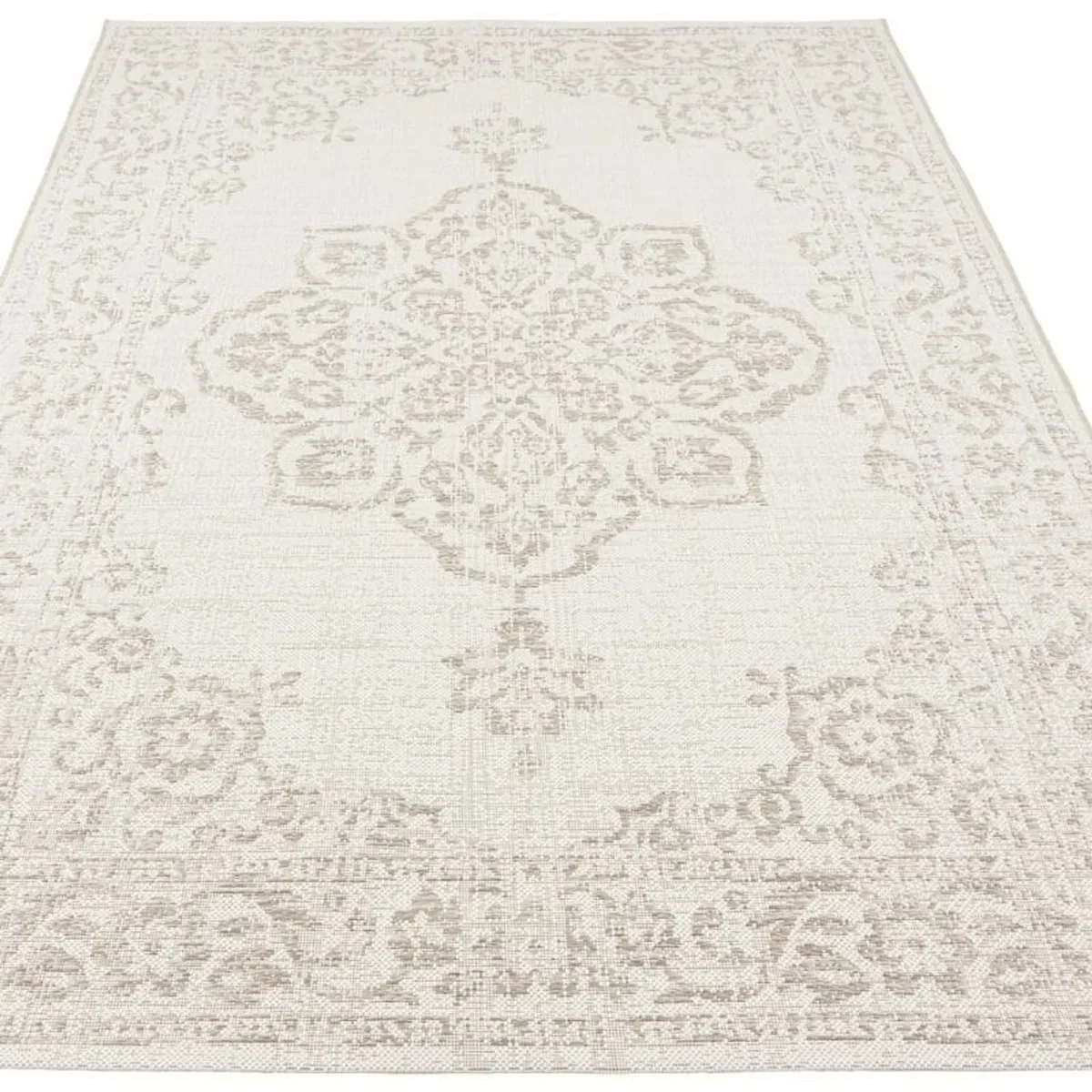 Tilos Vintage Indoor & Outdoor Rug Grey - Cream / 230.0cm – image 7