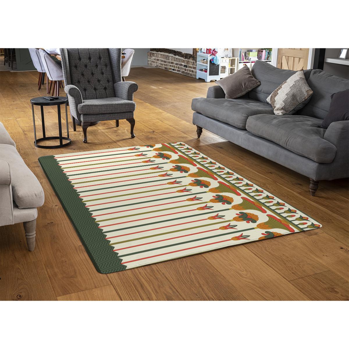 Egyptian Ornament Rug - Brown / 150cm – image 2