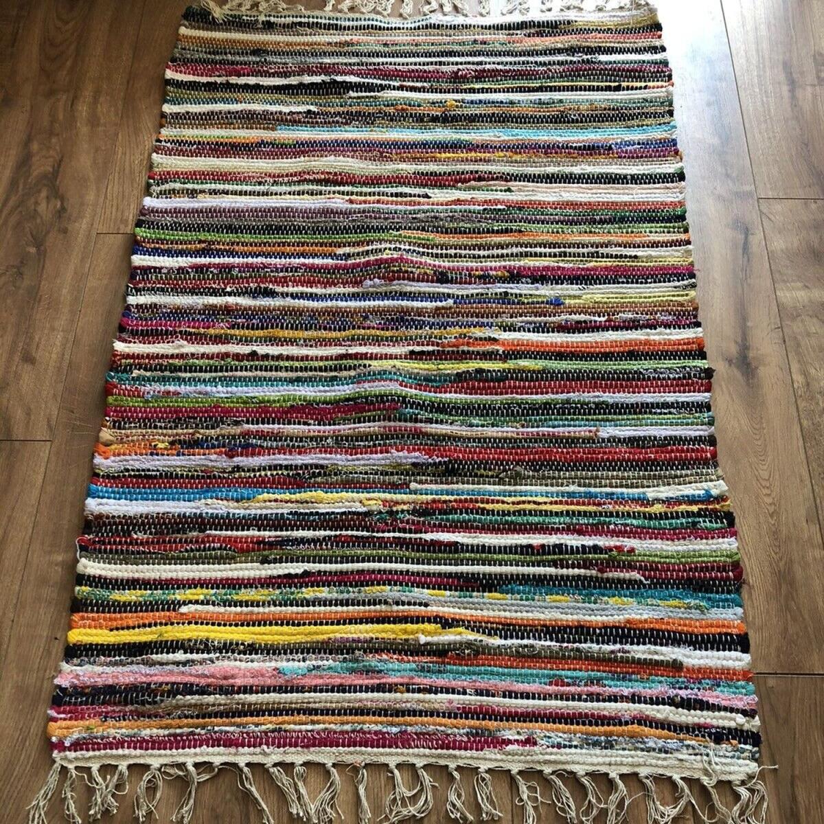 Chindi Rag Rug - Multicoloured