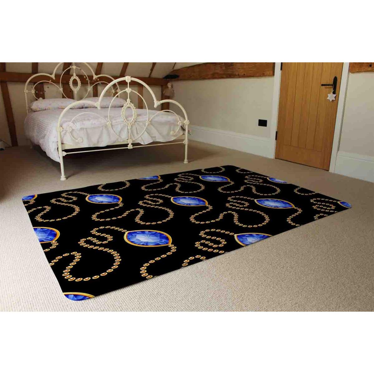Diamond Necklaces Rug - Blue / 150cm – image 2