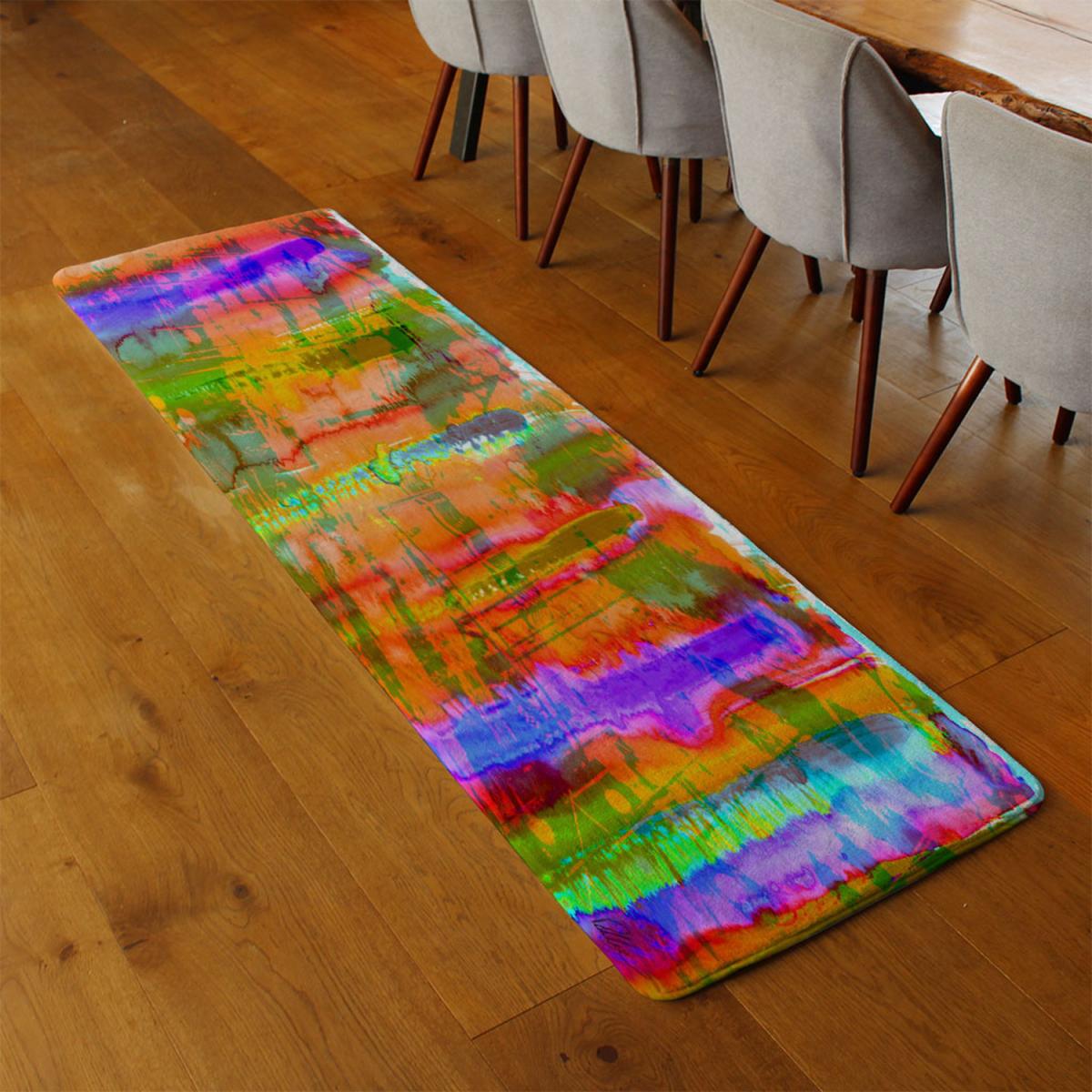 Carousel Runner Rug - Orange – image 3