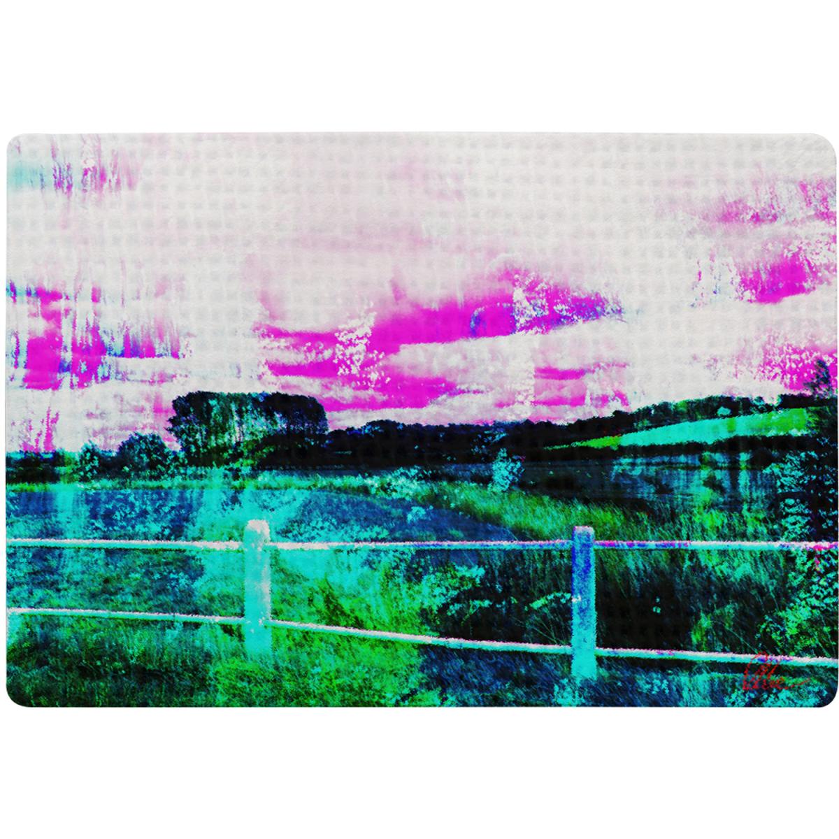 Fluorescent Countryside Rug - Green / 230cm – image 2