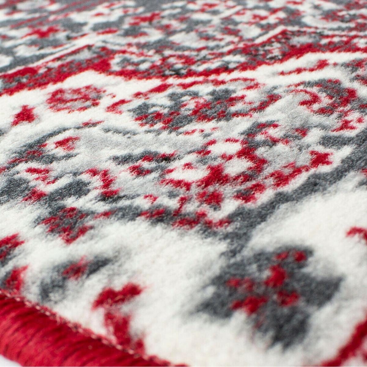 Red Patchwork Living Room Rug - Red / 3kg / 80cm / 150cm – image 3