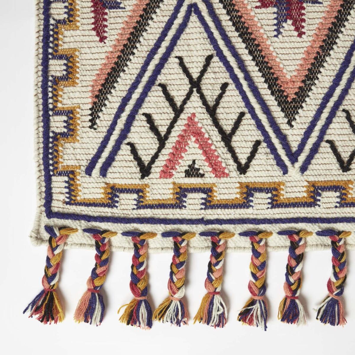 Goa Multi Colour Kilim Wool Rug - Multi Colour / 150cm – image 3