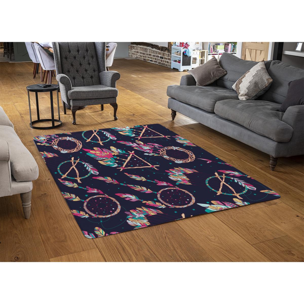 Pattern With Different Dream Catcher Amulet Rug - Pink / 230cm – image 3