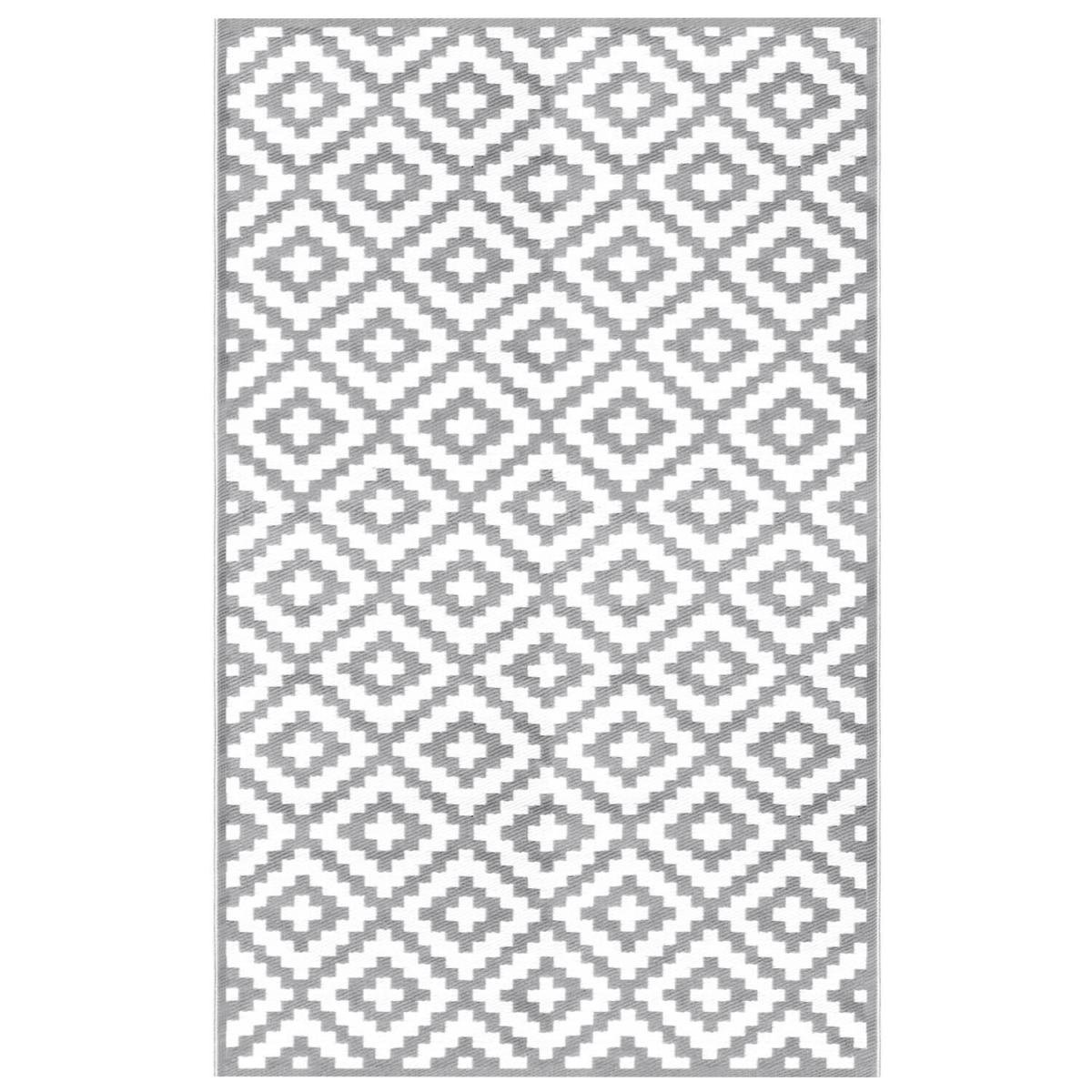 Diamond Geo Outdoor Rug - Grey – image 2