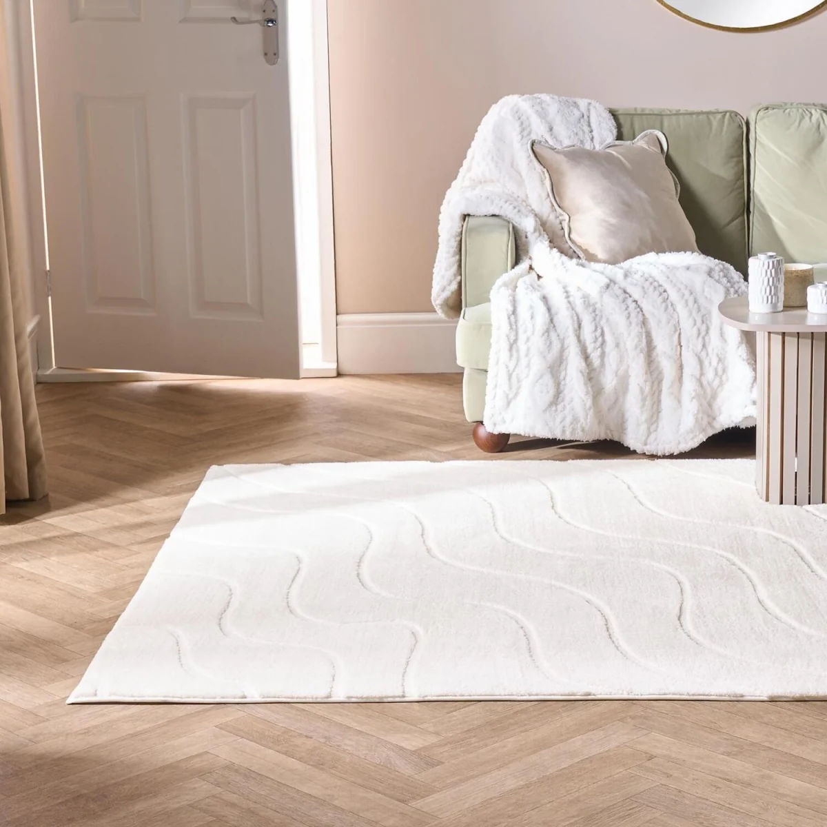 OHS Tufted Contour Rug - Ivory / 17cm – image 2