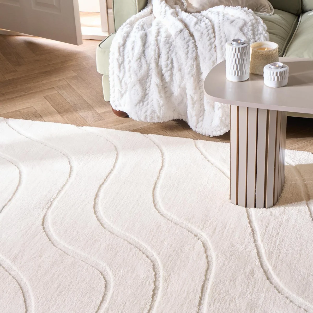 OHS Tufted Contour Rug - Ivory / 17cm – image 3