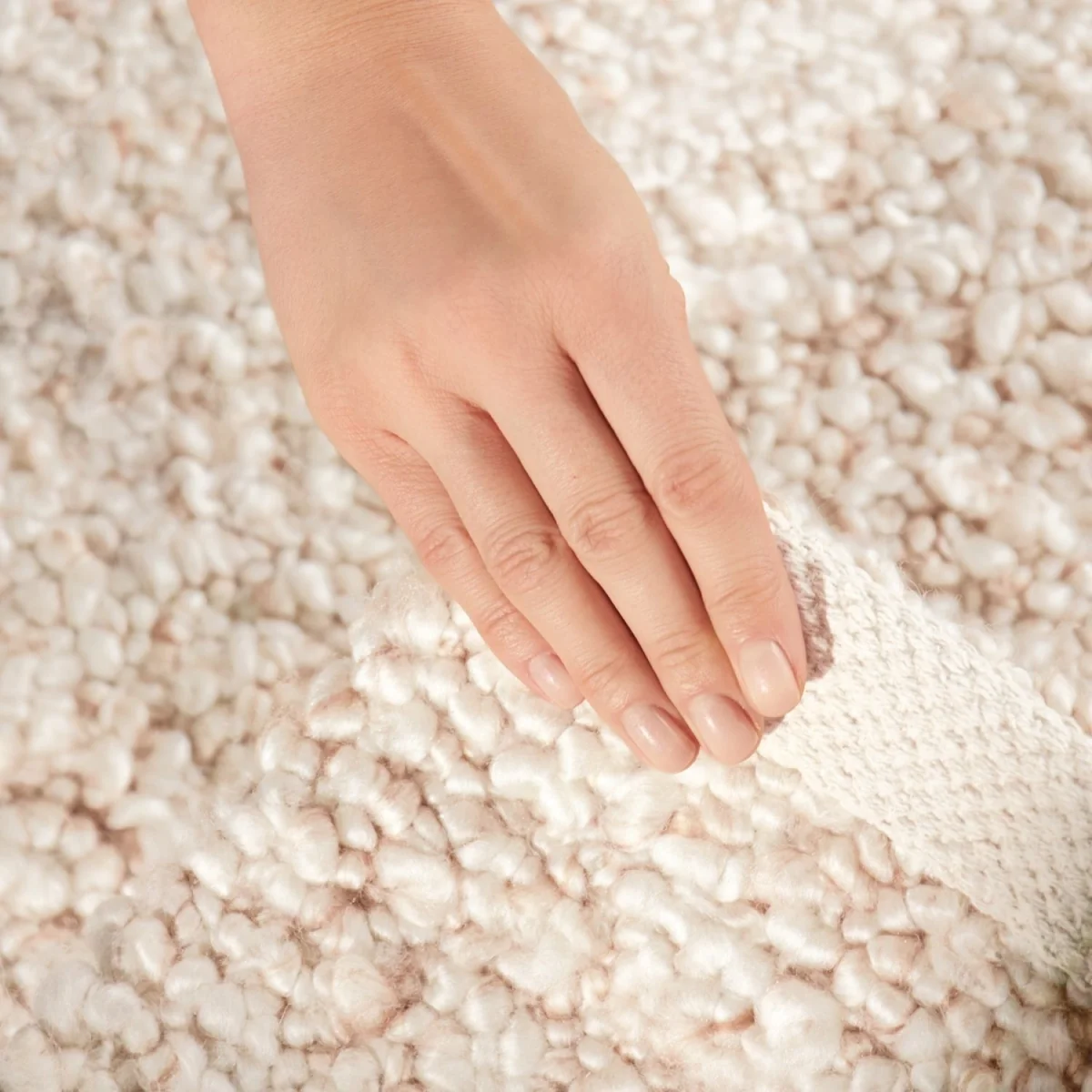 Ted Baker Portobello Soft Short Pile Polyester Rug Cream - Cream / 230.0cm – image 4