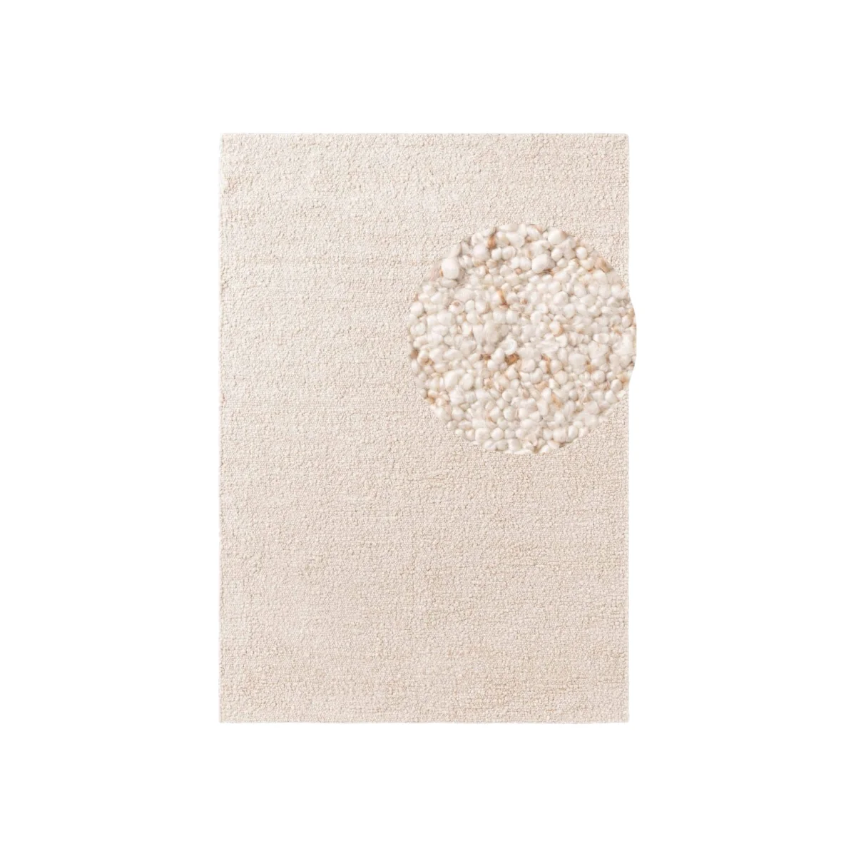 Ted Baker Portobello Soft Short Pile Polyester Rug Cream - Cream / 230.0cm – image 1