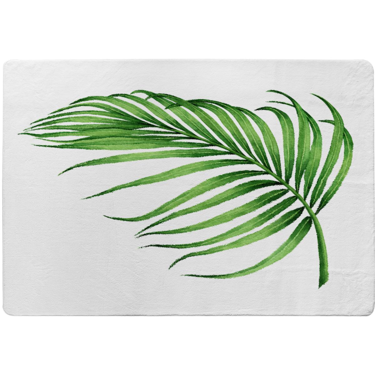 Botanical Leaf Designer Rug - Green / 110cm – image 2