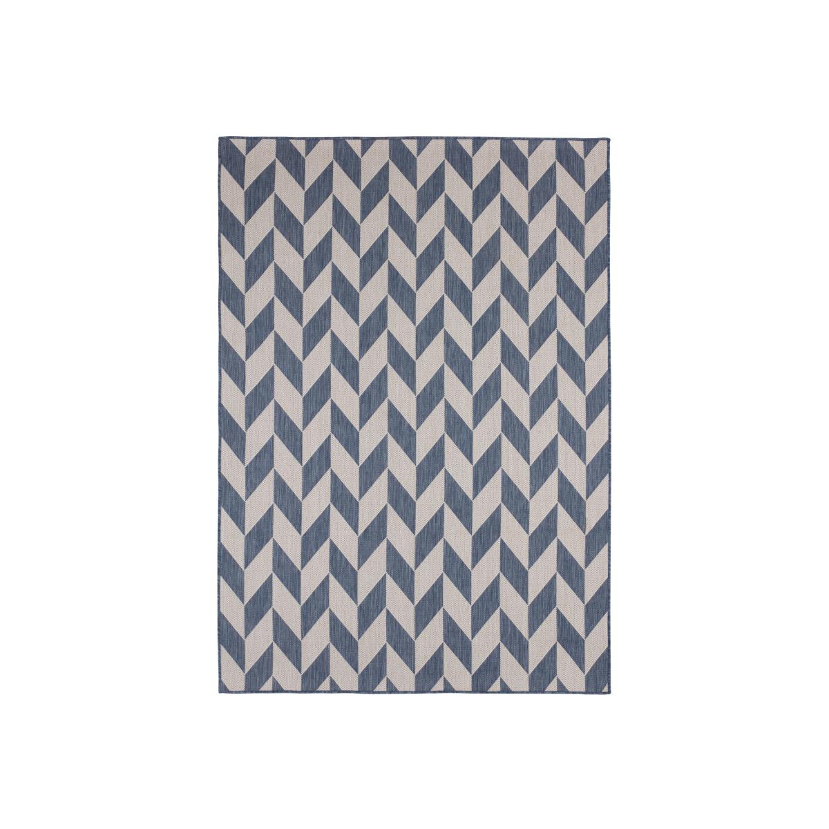 Ecology Collection Outdoor Rugs in Blue 600Blu - Blue / 80cm