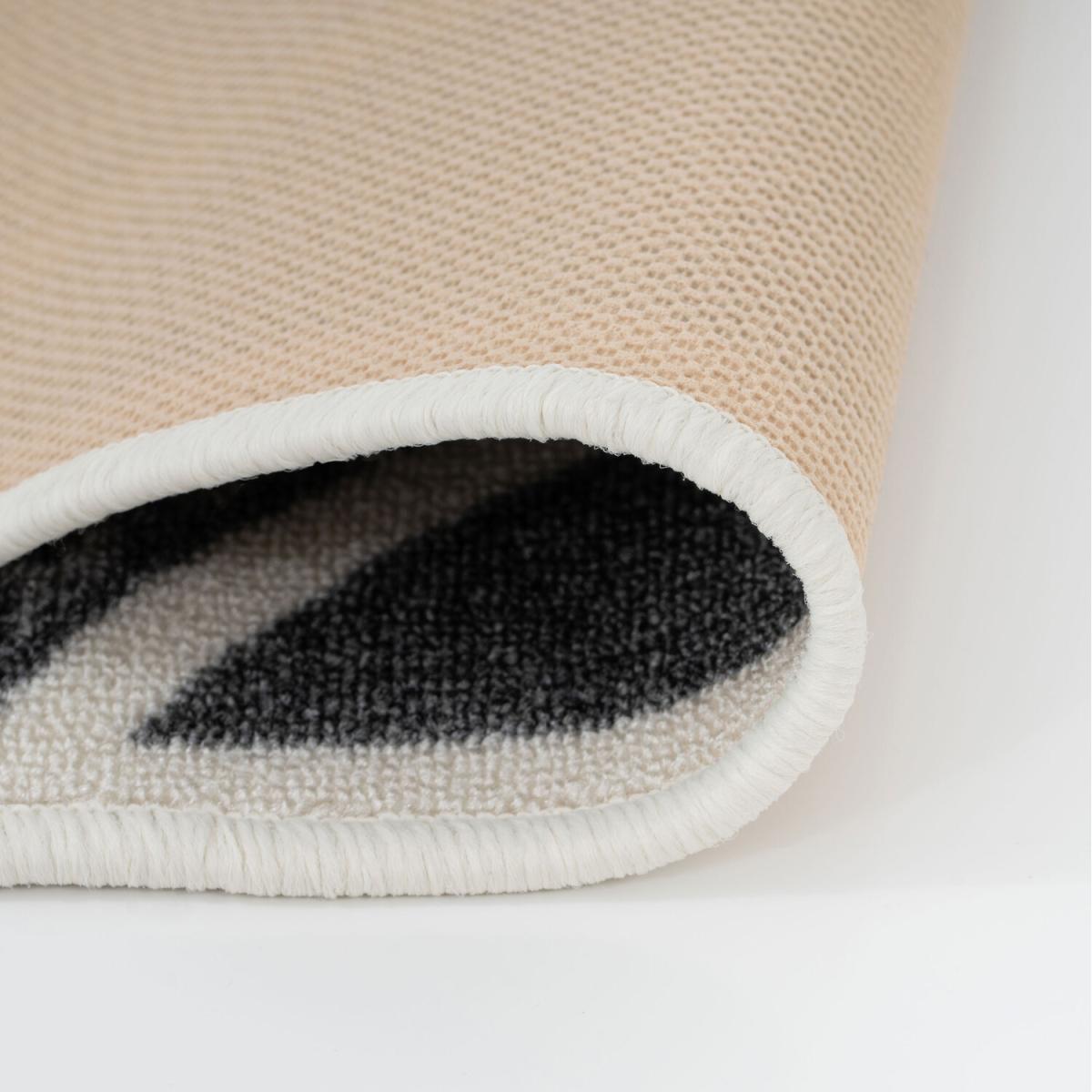 Grey Wabi Sabi Geometric Non Slip Washable Kitchen Utility Mat - Grey / 150cm – image 2