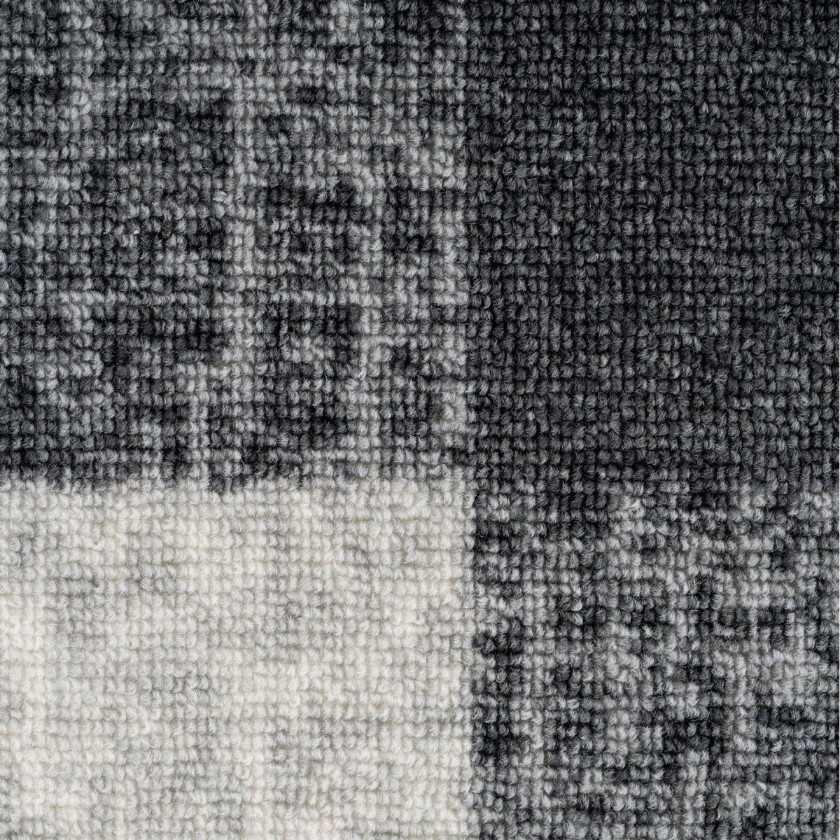 Grey Wabi Sabi Geometric Non Slip Washable Kitchen Utility Mat - Grey / 150cm – image 3