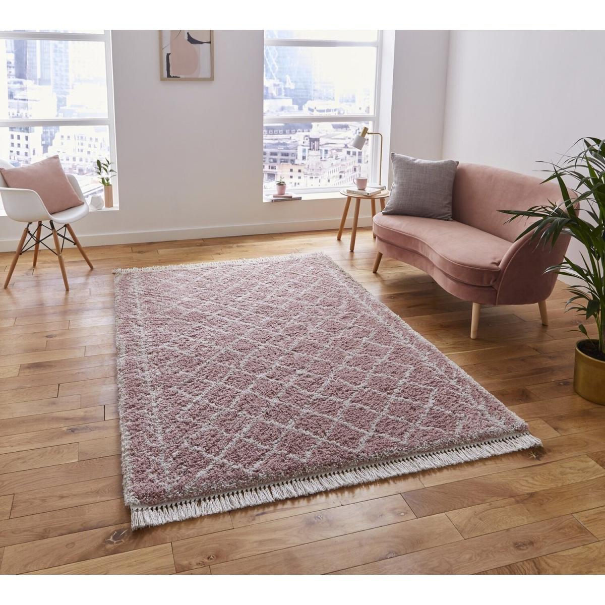 Boho 7043 Rose Rug - Rose / 170cm – image 1