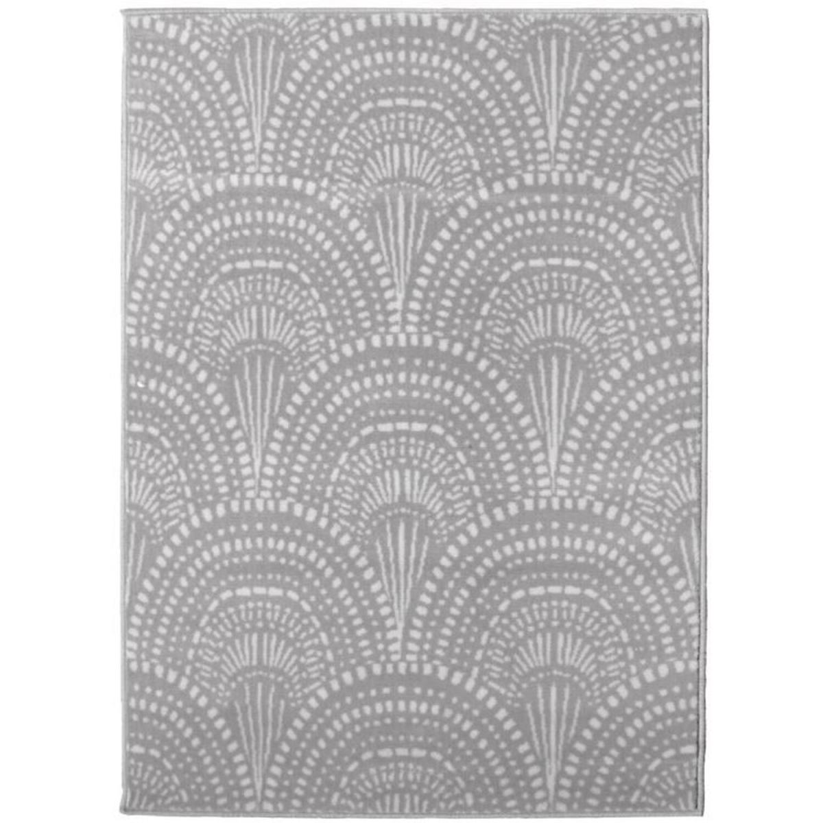Grey Coastal Sea Shell Living Room Rug - Islay - Grey – image 2