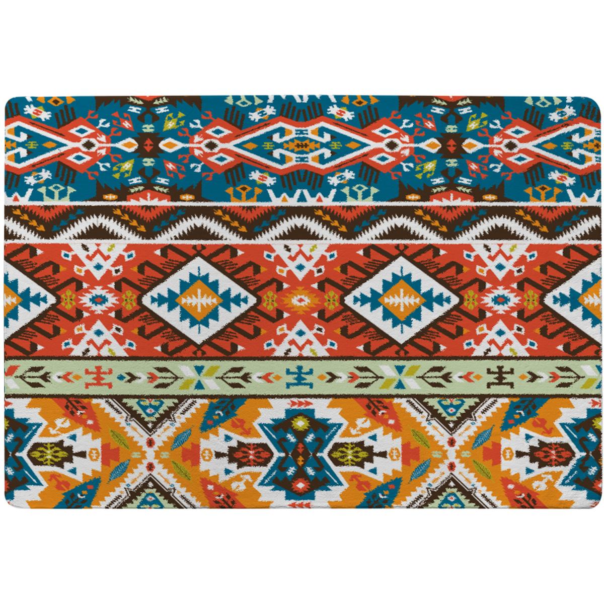 Colorful Pattern In Tribal Style Rug - Red / 230cm – image 2